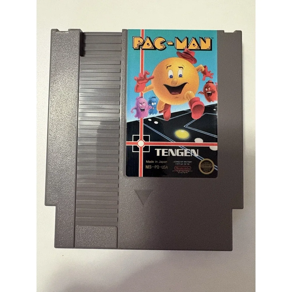 Tengen Pac-Man NES Original Cartridge Case Box for Nintendo NES Model Authentic